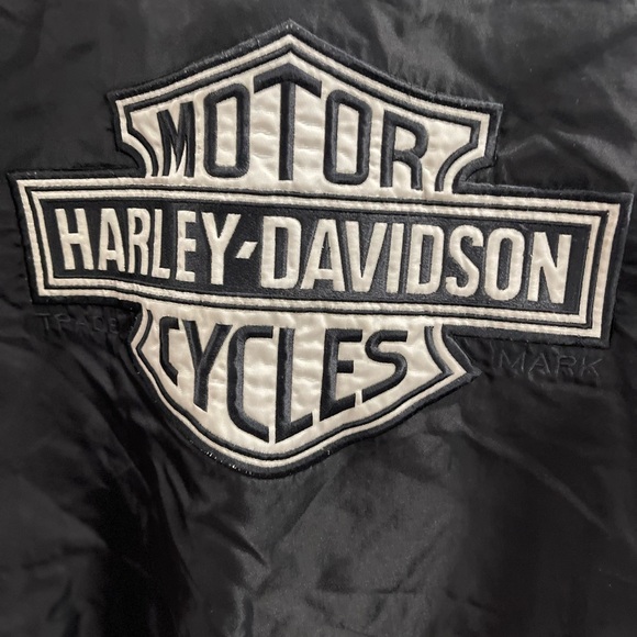 Harley Davidson 🇺🇸 Made Bomber Jacket men’s size L - Picture 14 of 16